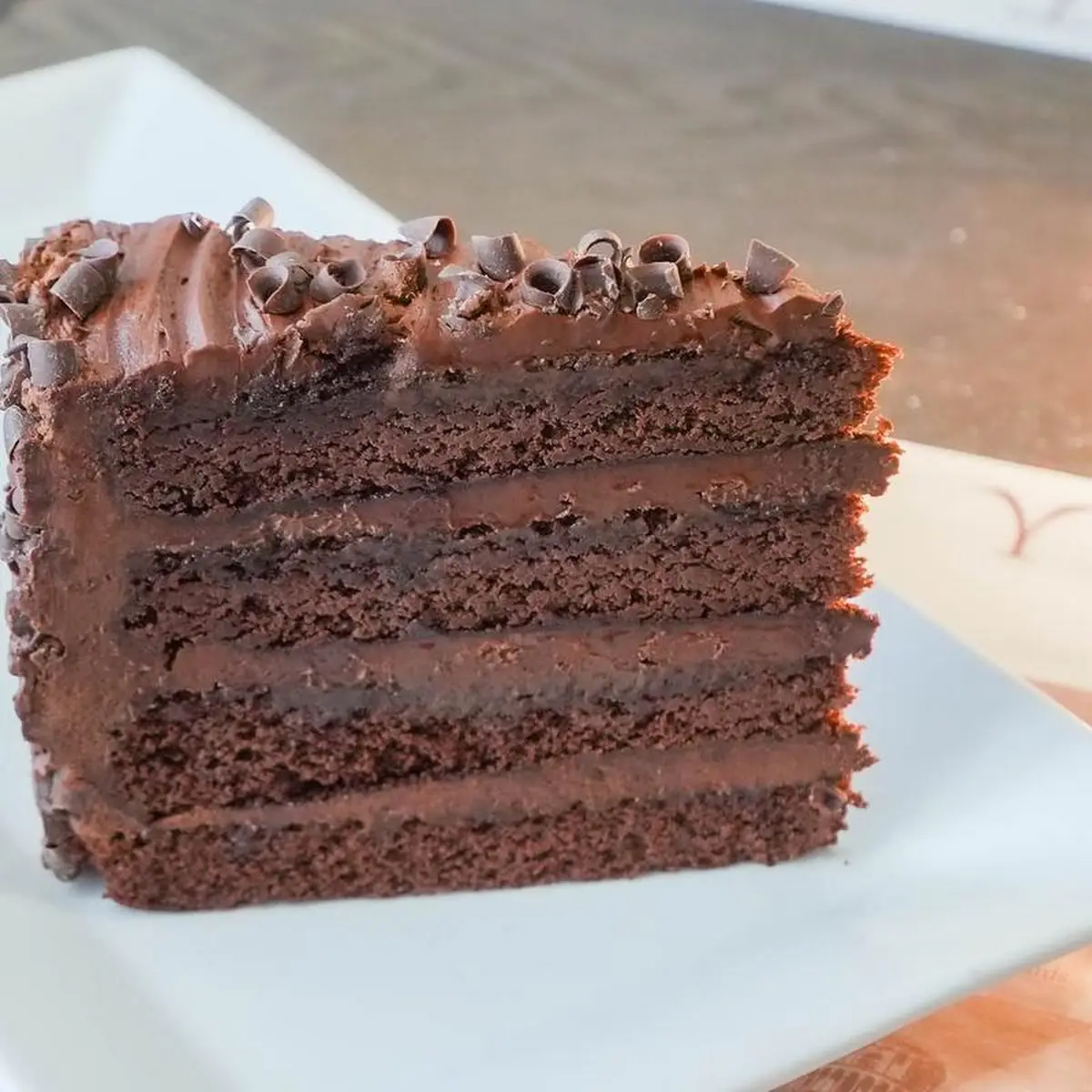 Double Chocolate Fudge Cake