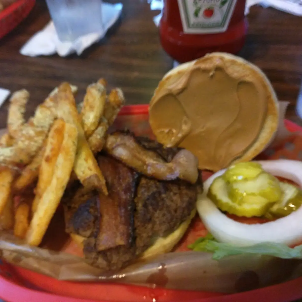 Burger Peanut Butter