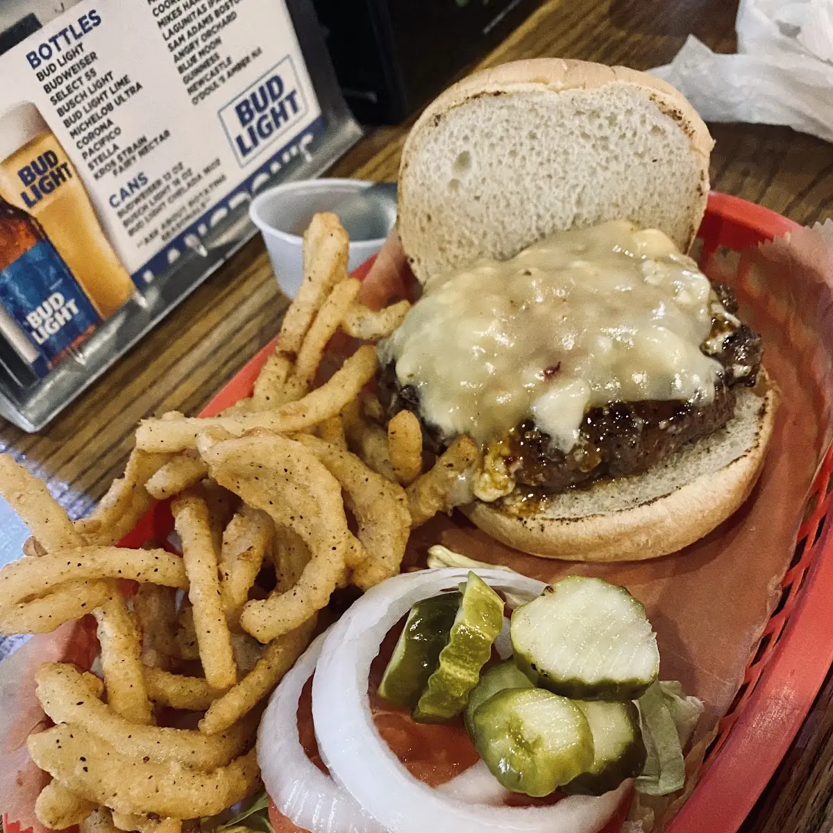 Cheese Burger with Onion