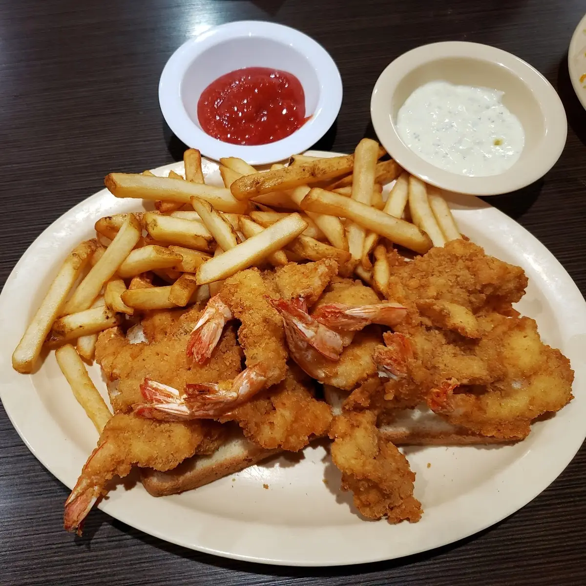 Chicken Strips & Jumbo Shrimp