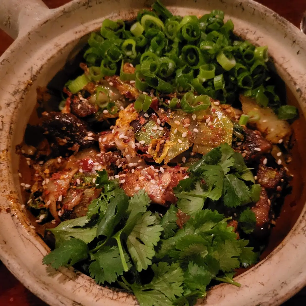 Pork Belly Dry Pot