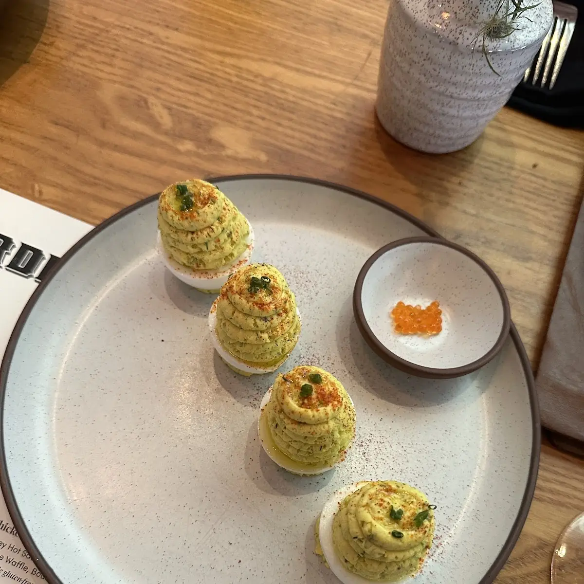 Deviled Eggs - Jalapeno & Bacon Jam