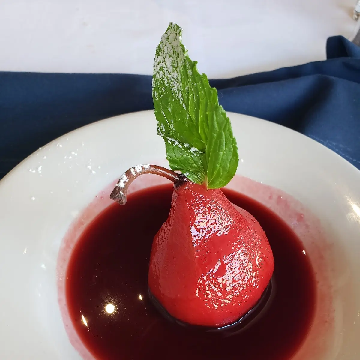 Port Poached Pear