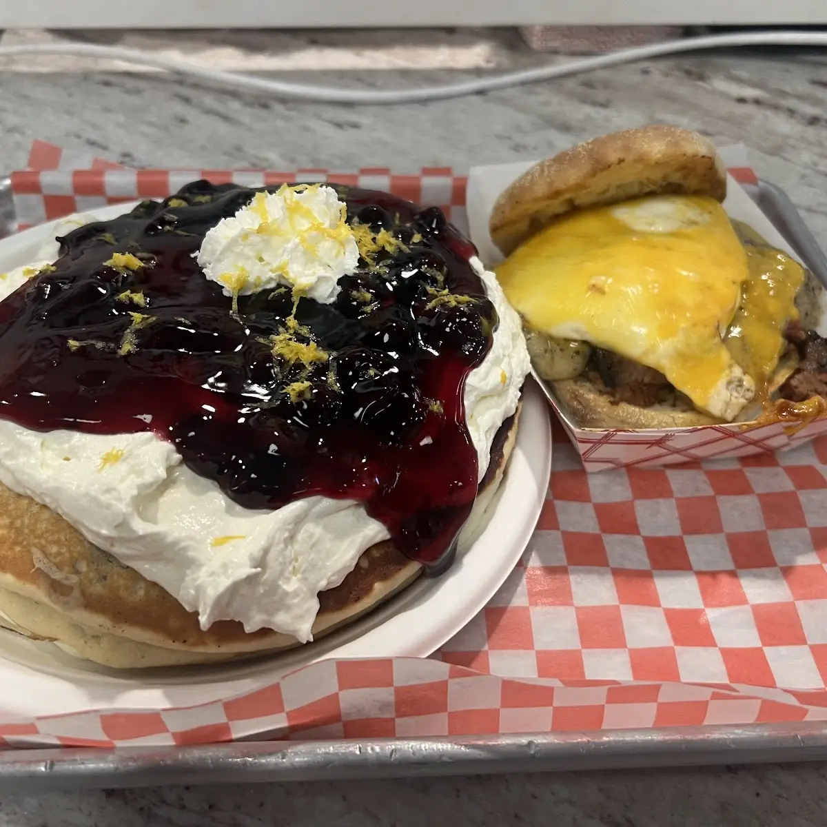 Lemon Blueberry Pancakes