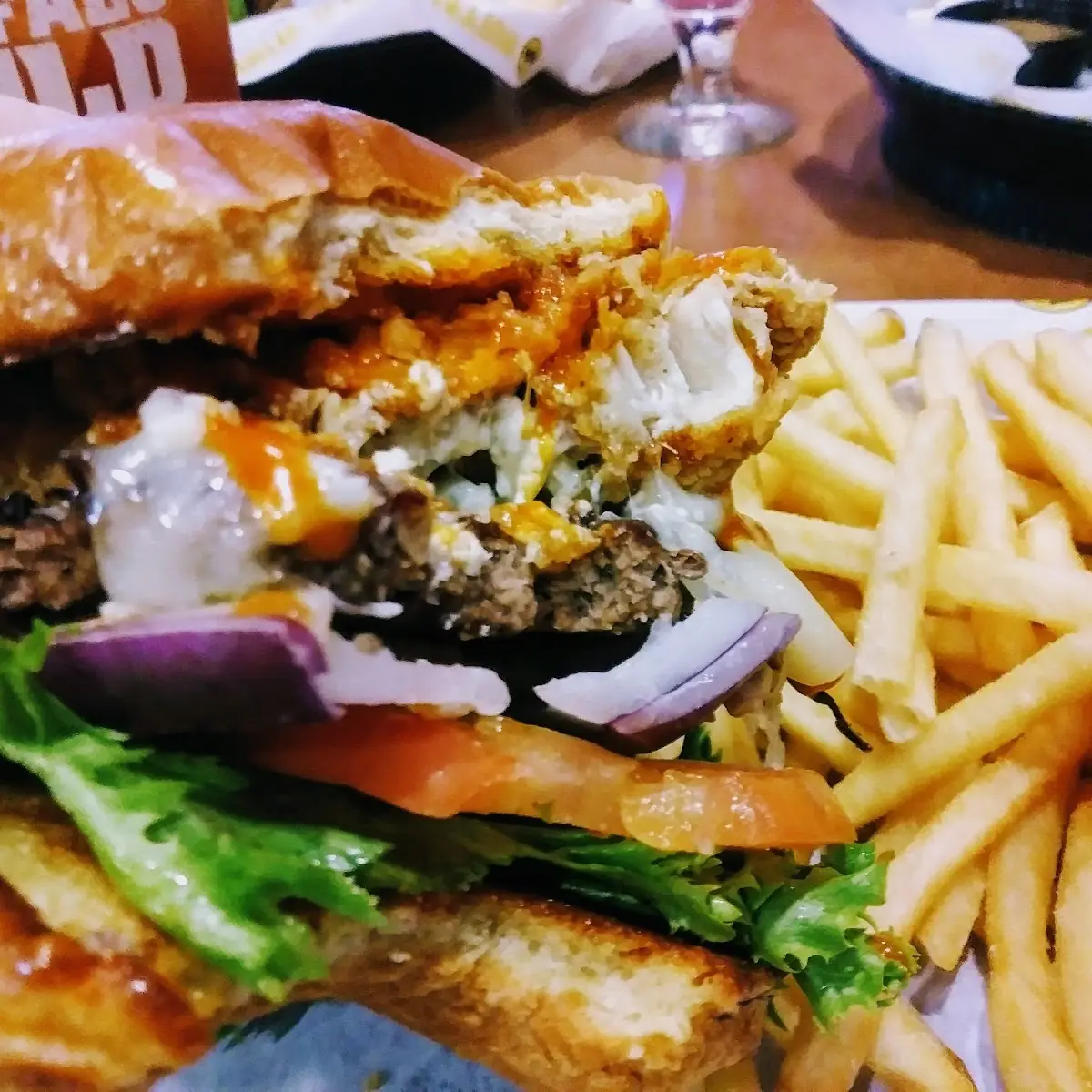 Buffalo Chicken Burger