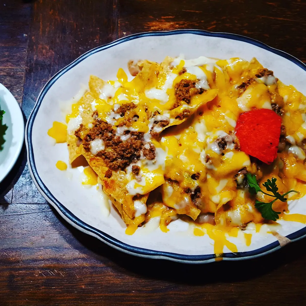 Nachos with Refried Beans