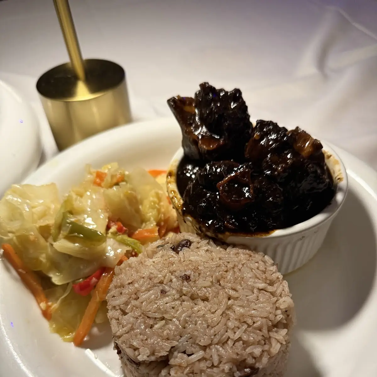 Oxtail Plate with Cabbage