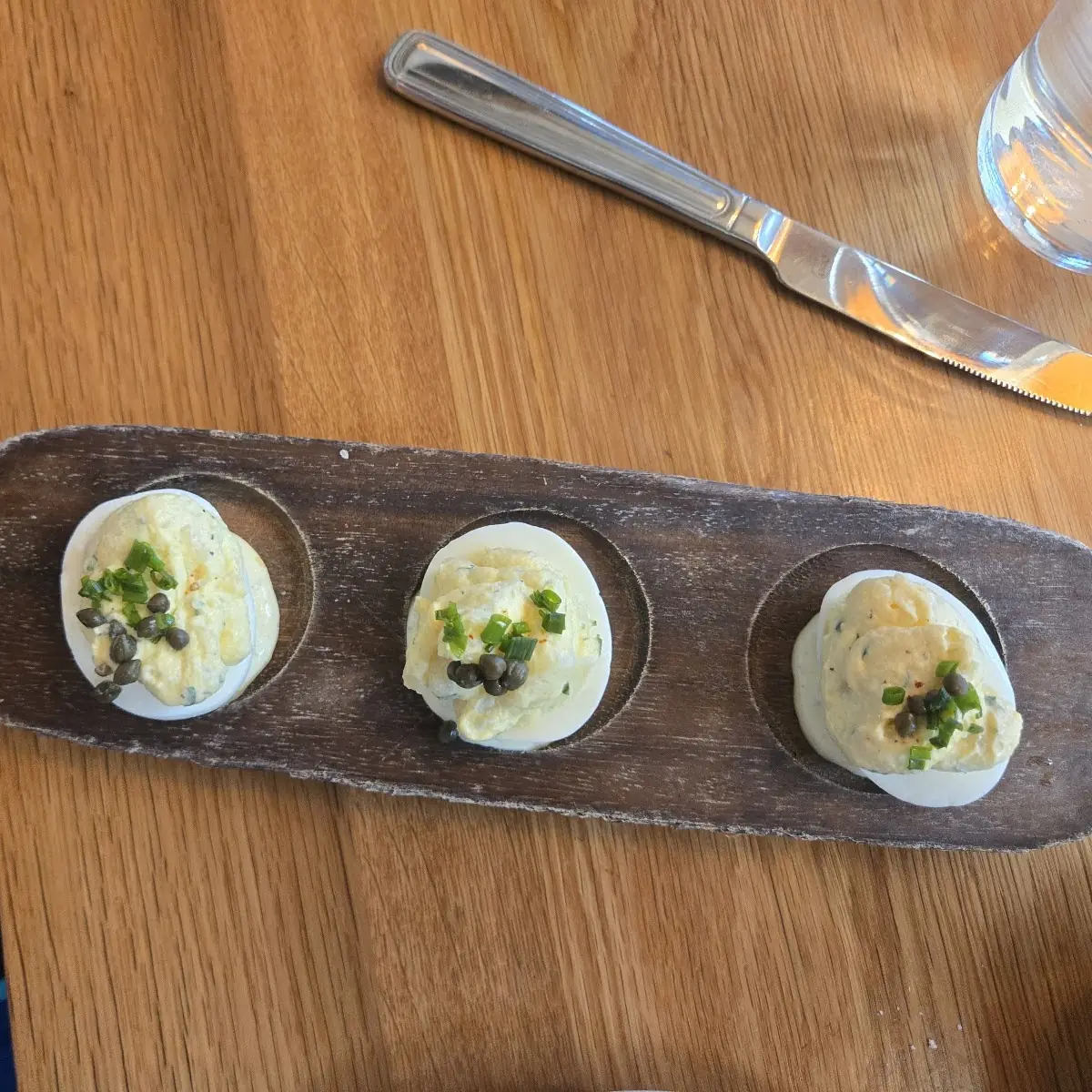 Potato Salad Deviled Eggs