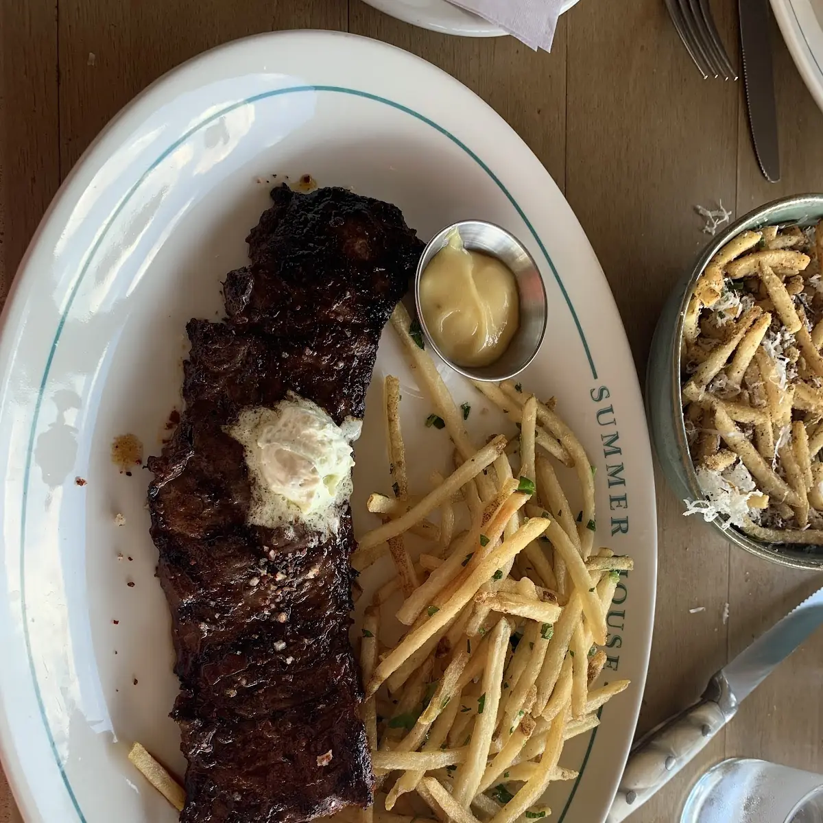 Skirt Steak with French Fries