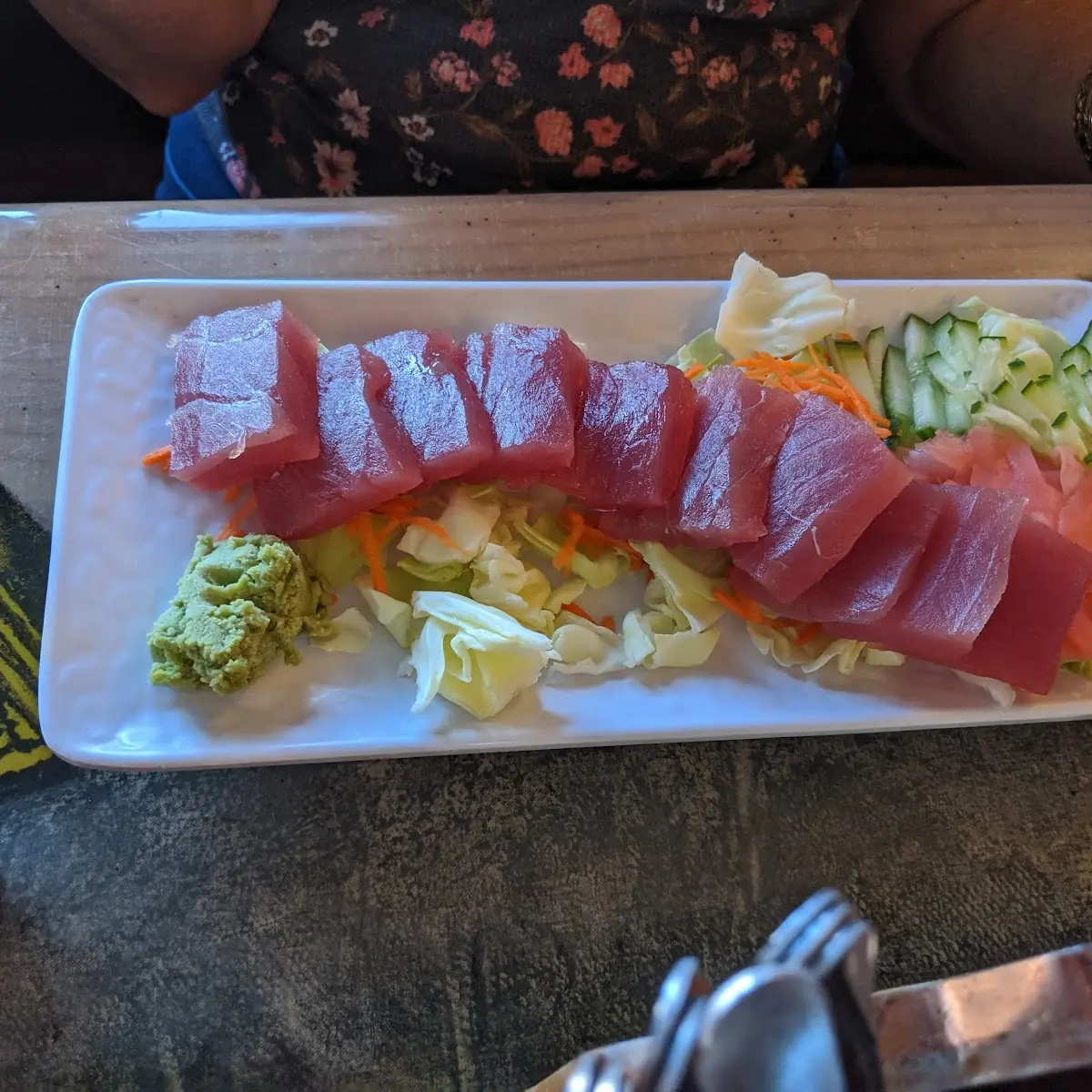 Fresh Ahi Tuna Sashimi Platter