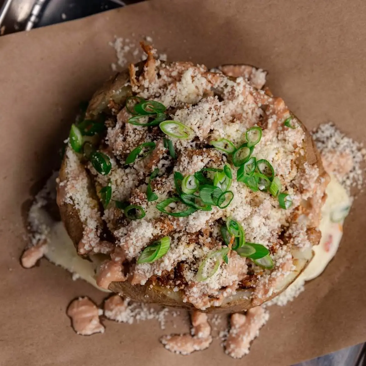 Pulled Pork Stuffed Potato