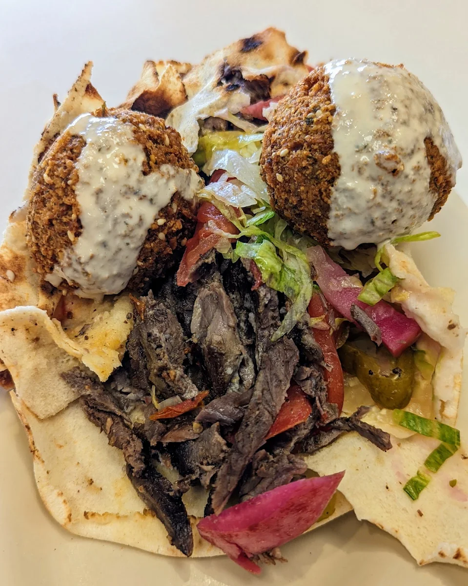 Beef Shawarma Sandwich, Shawarma Palace