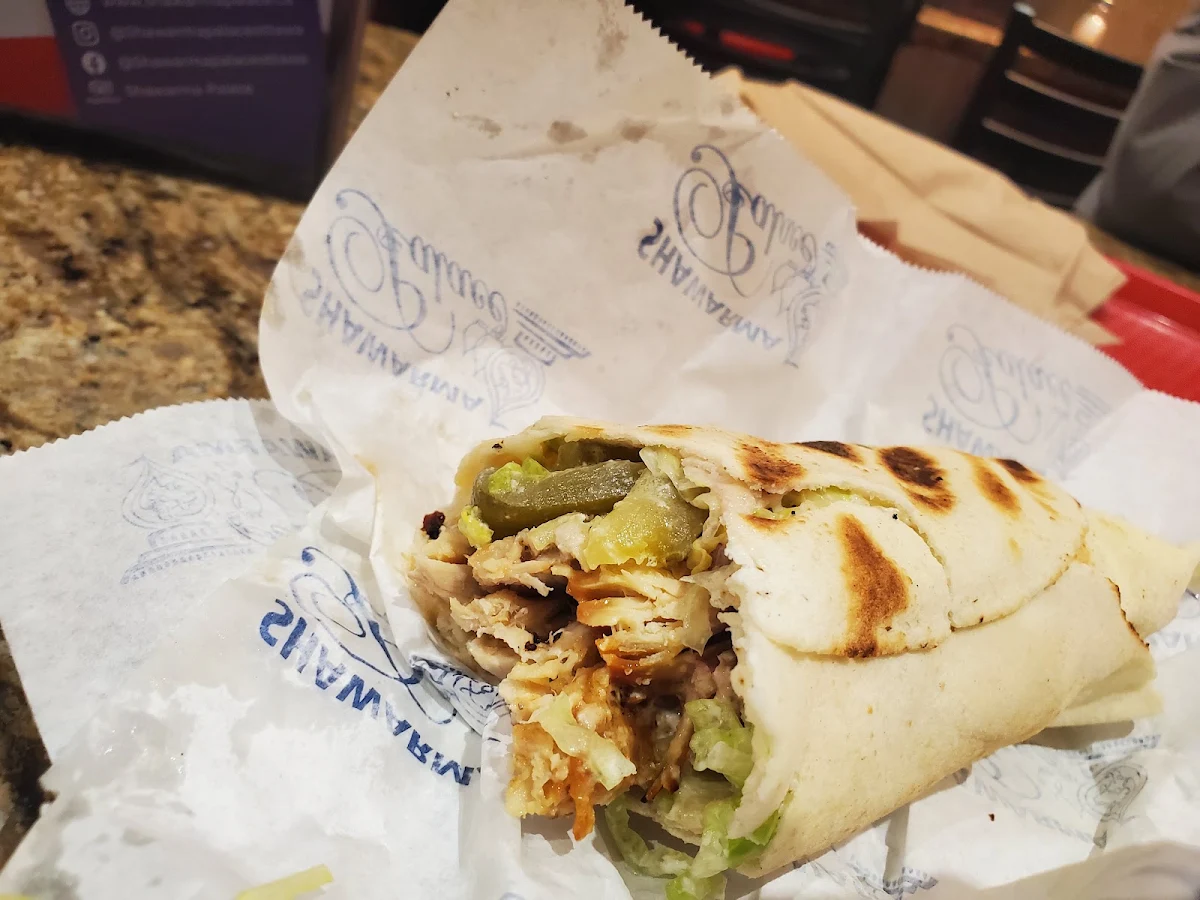 Chicken Shawarma Sandwich, Shawarma Palace
