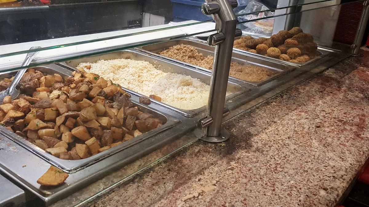 Garlic Potatoes, Shawarma Palace