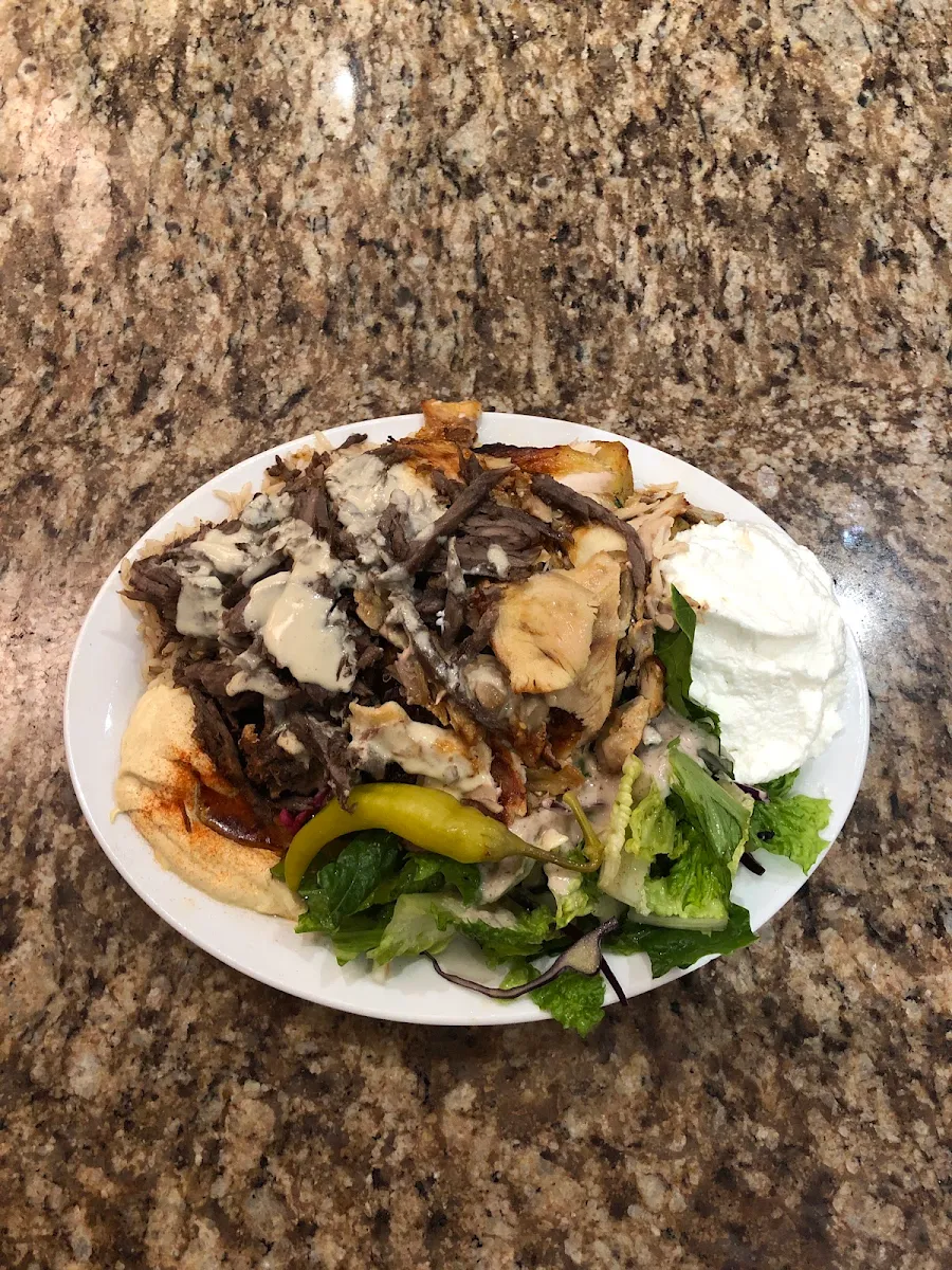 Mixed Shawarma Plate Beef Shawarma, Shawarma Palace