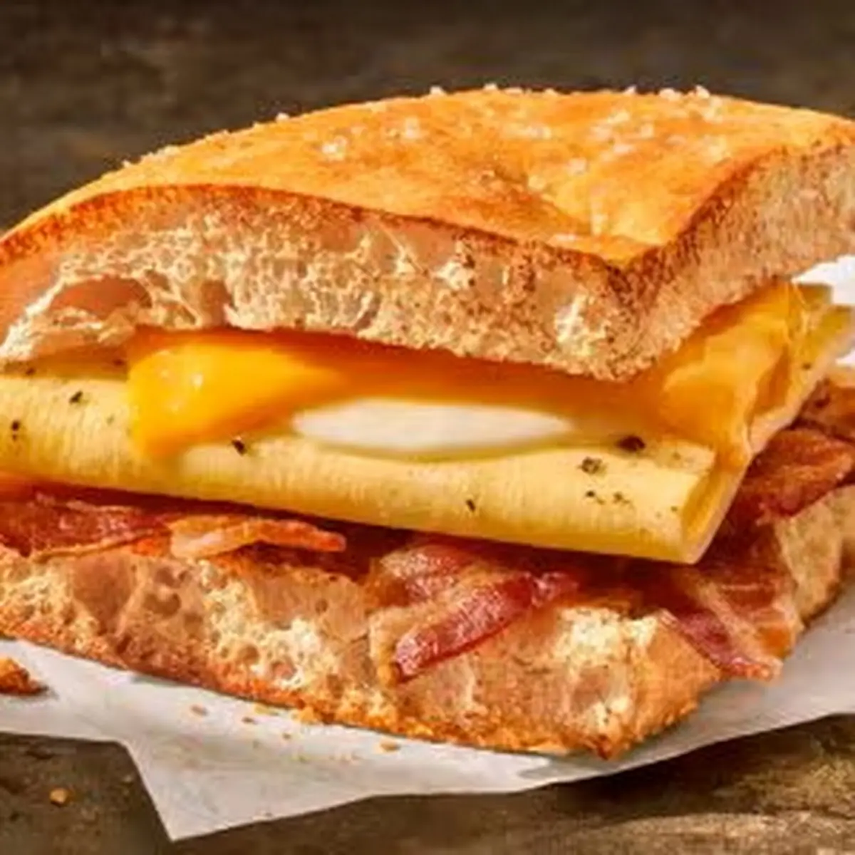 Sausage & Egg Asiago Bagel Stack