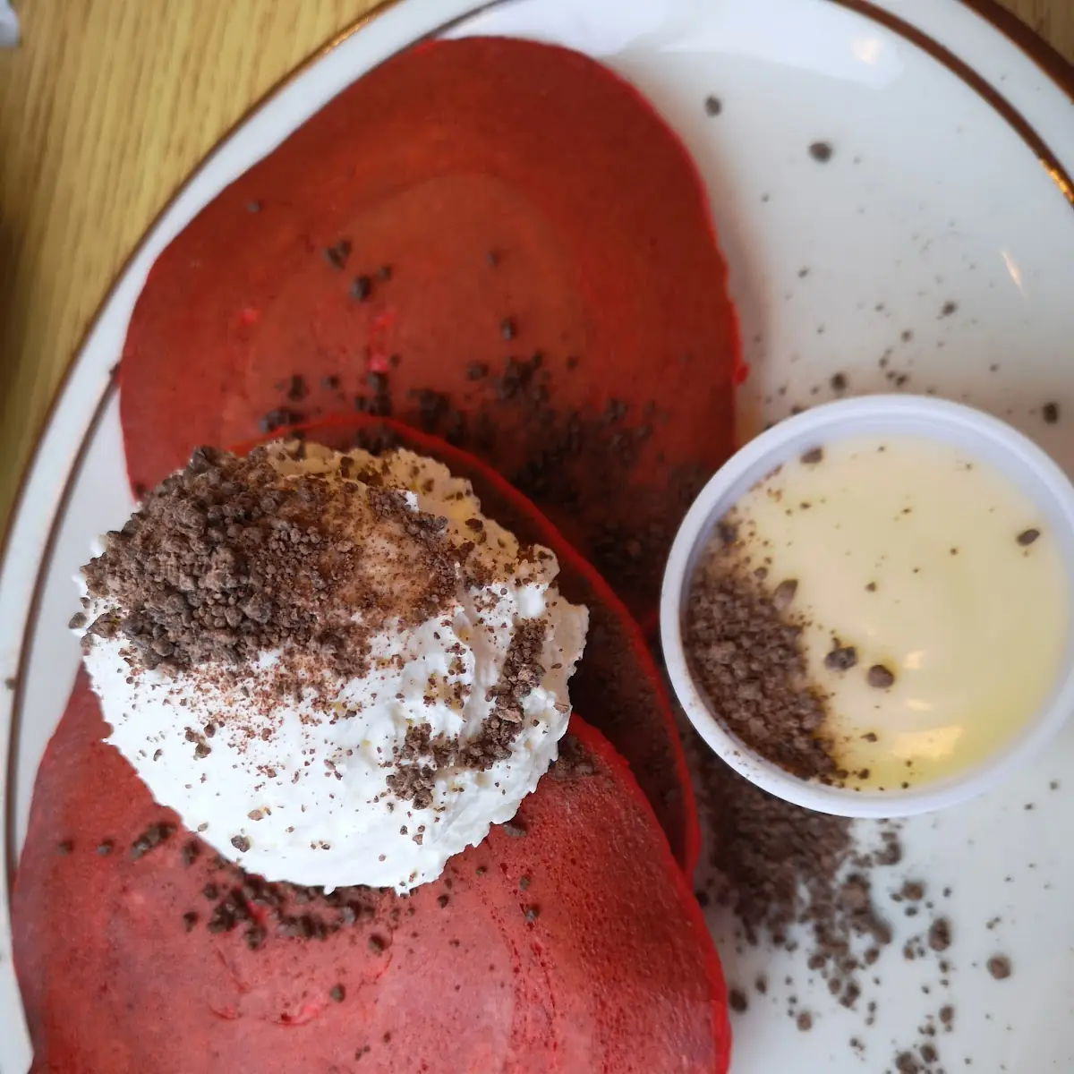 Red Velvet Pancakes