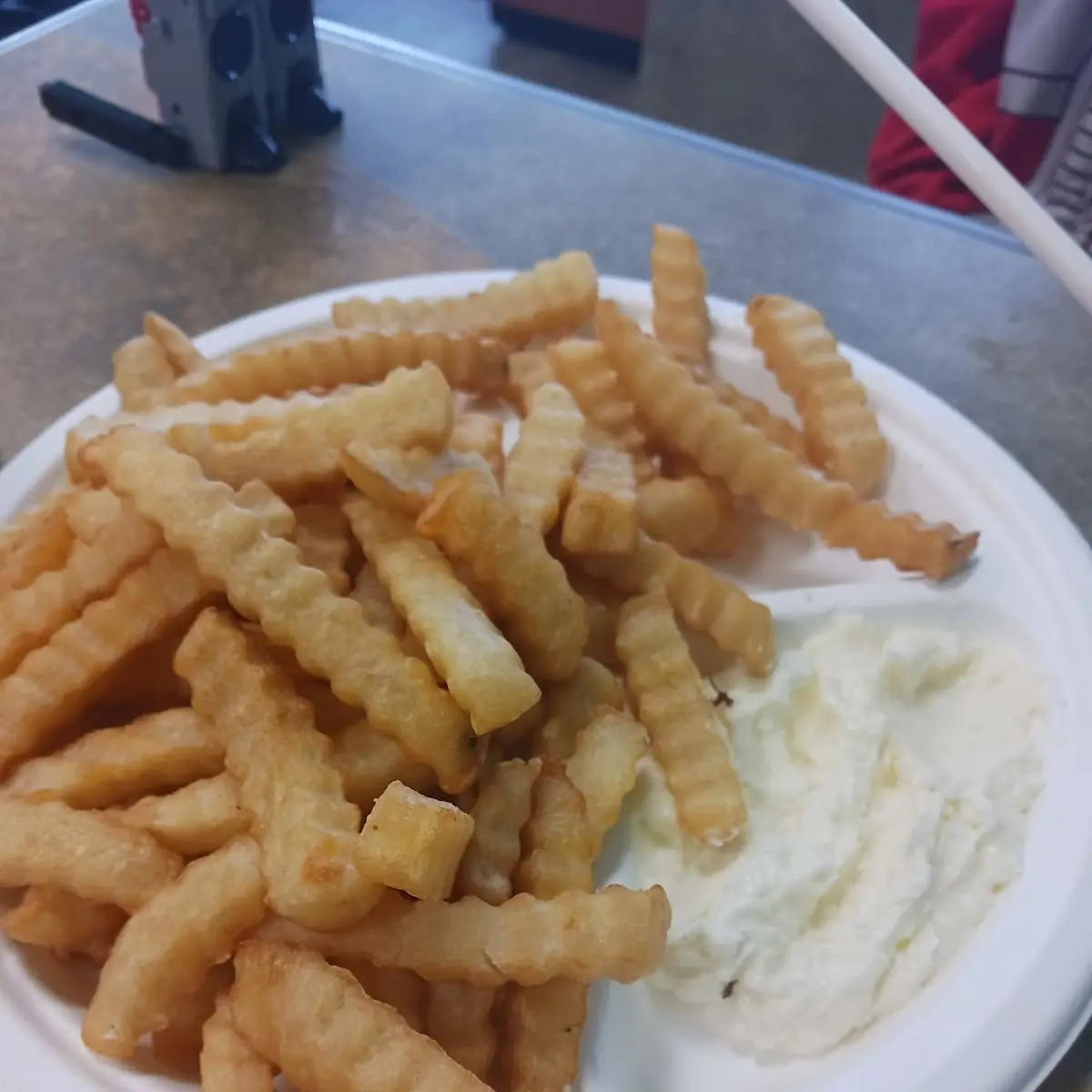 Fries with Garlic Sauce