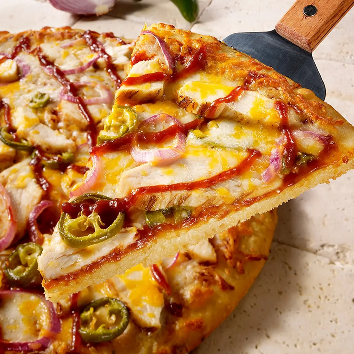 BBQ Chicken & Jalapeno Pizza