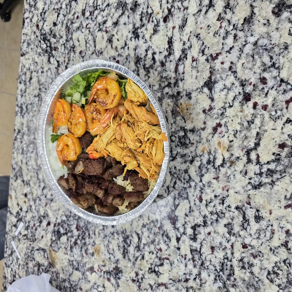Large Gyro Chicken Bowl