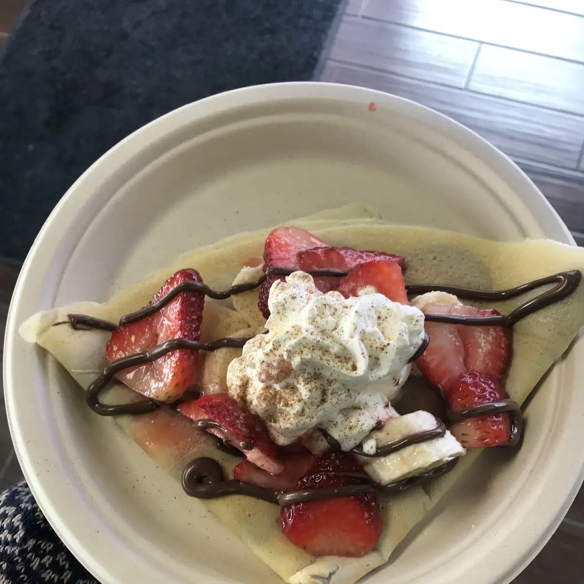 Strawberry & Banana Crepe