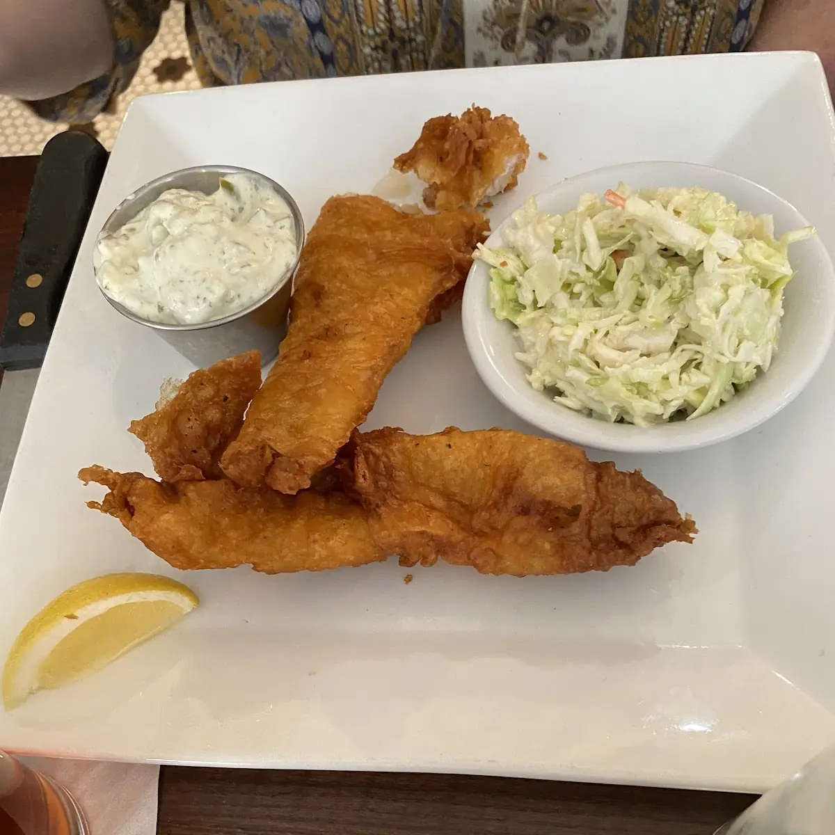 Beer Battered White Fish