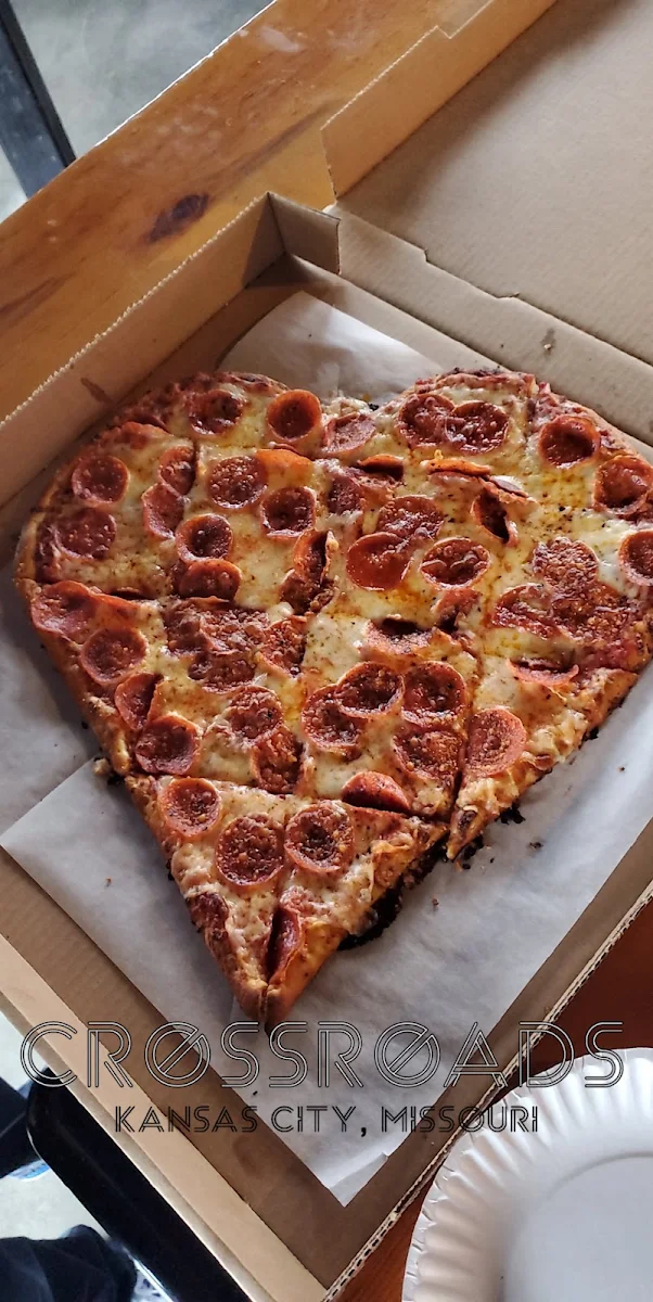 Valentines Day Pepperoni Pizza