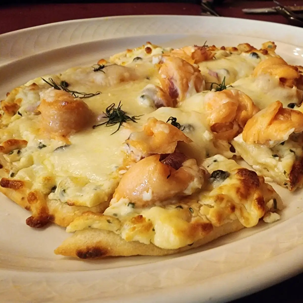 Salmon Flat Bread
