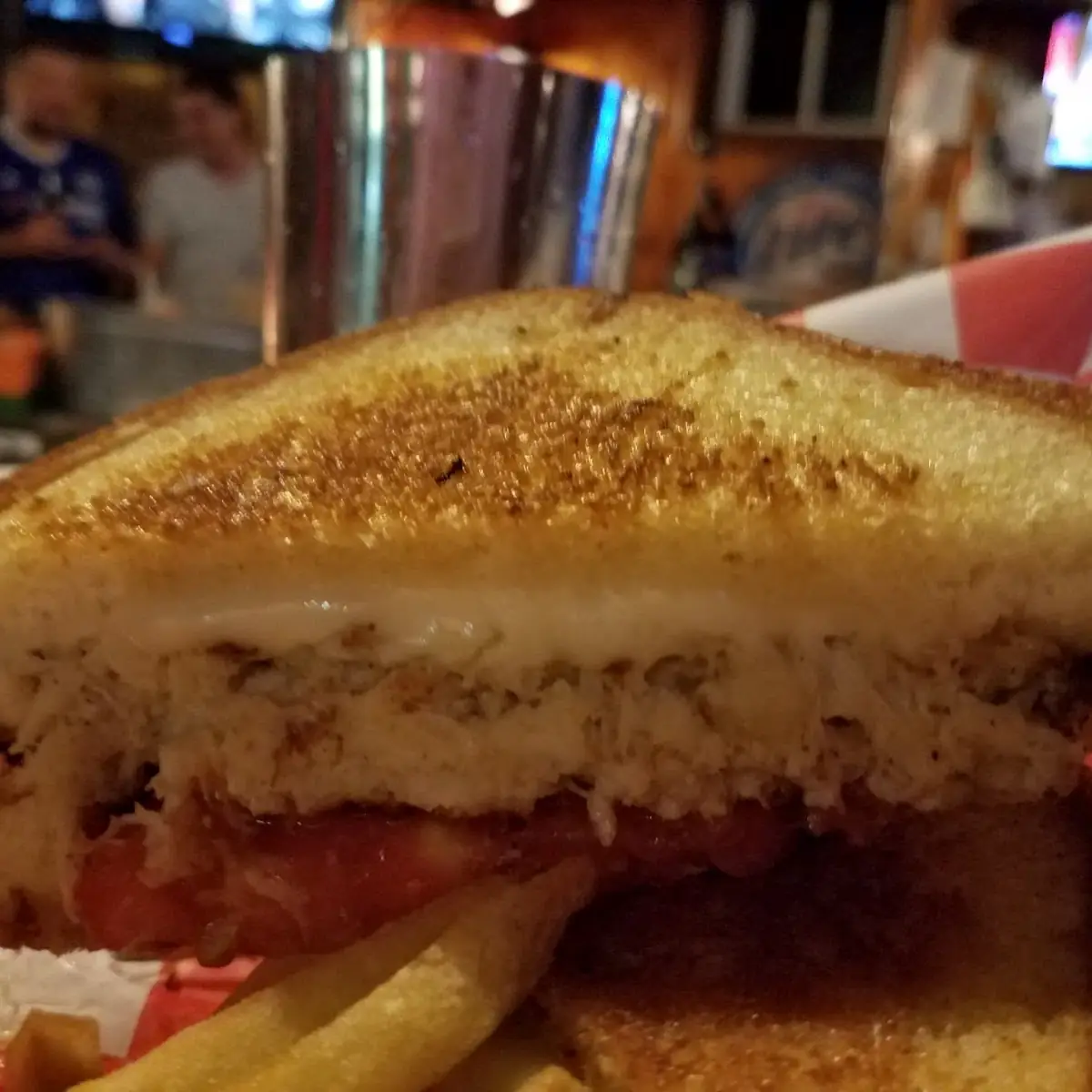 Crab Cake Grilled Cheese