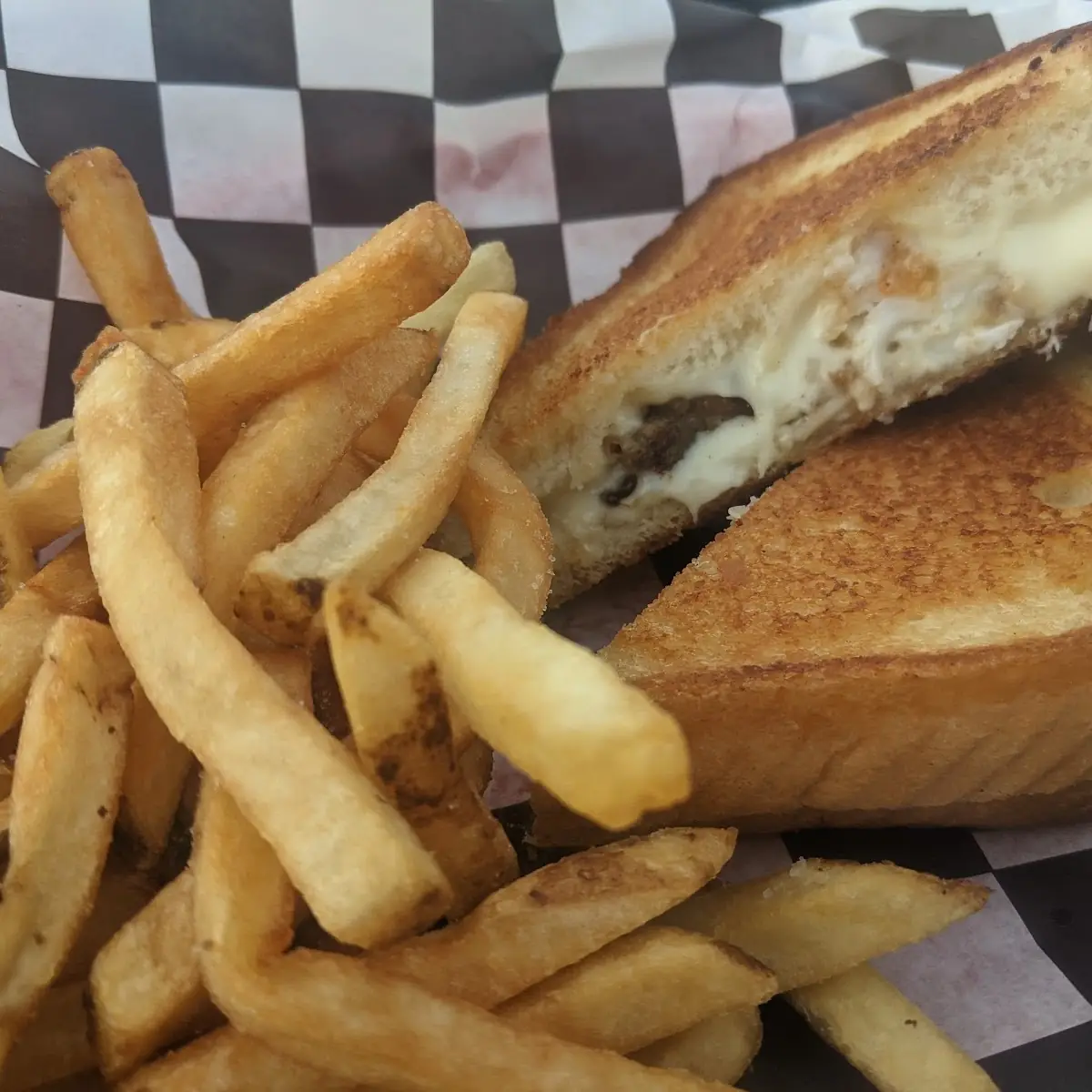 Lobster Grilled Cheese & Fries