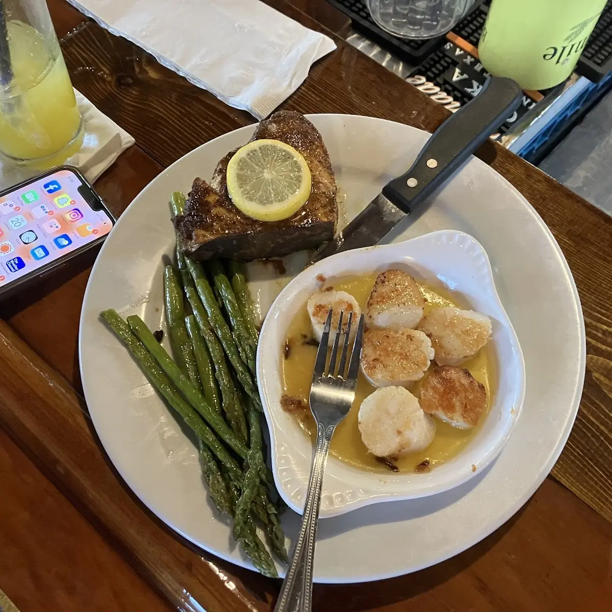 Scallop with Garlic Sauce