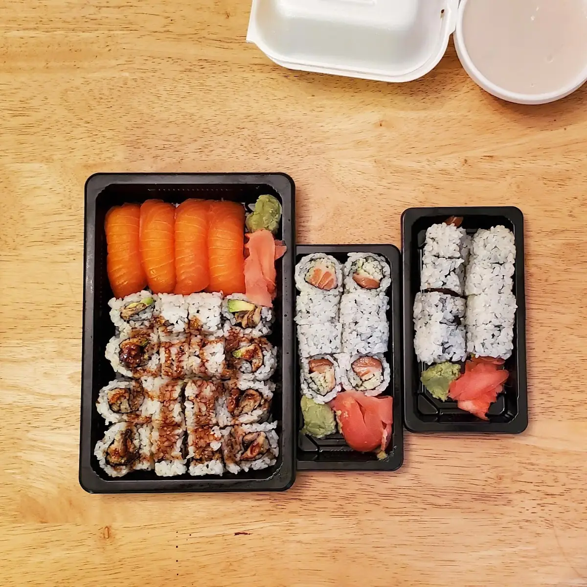 Salmon Cucumber Salmon Avocado Eel Cucumber Eel Avocado