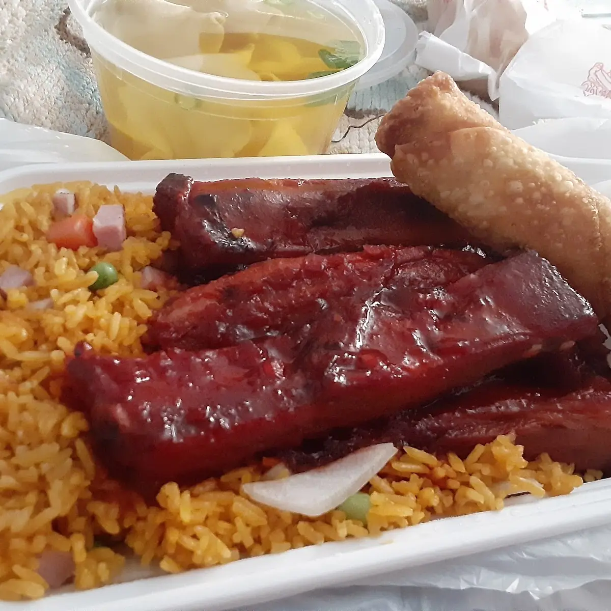Boneless Spare Ribs Combo Platter