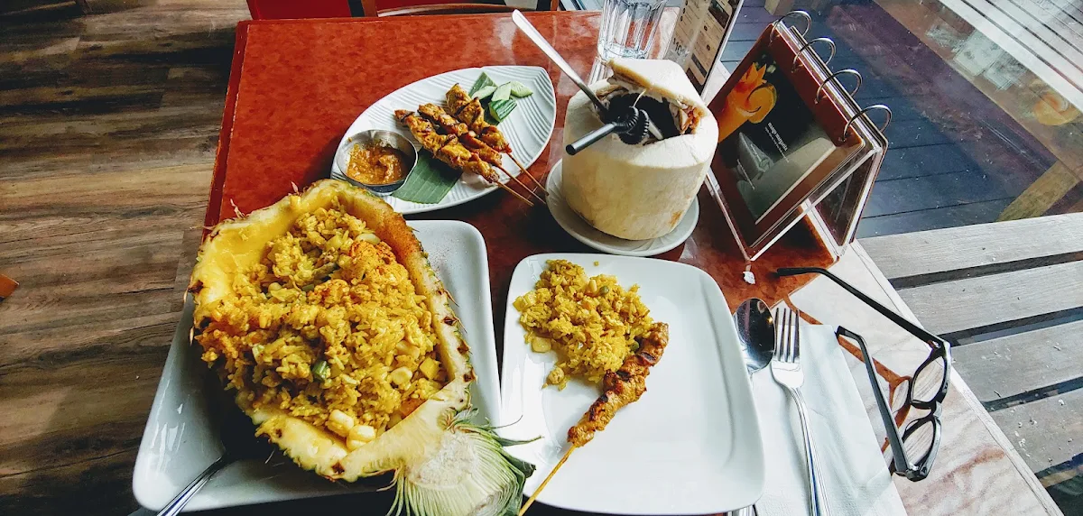 Pineapple Fried Rice, Banana Leaf on Robson