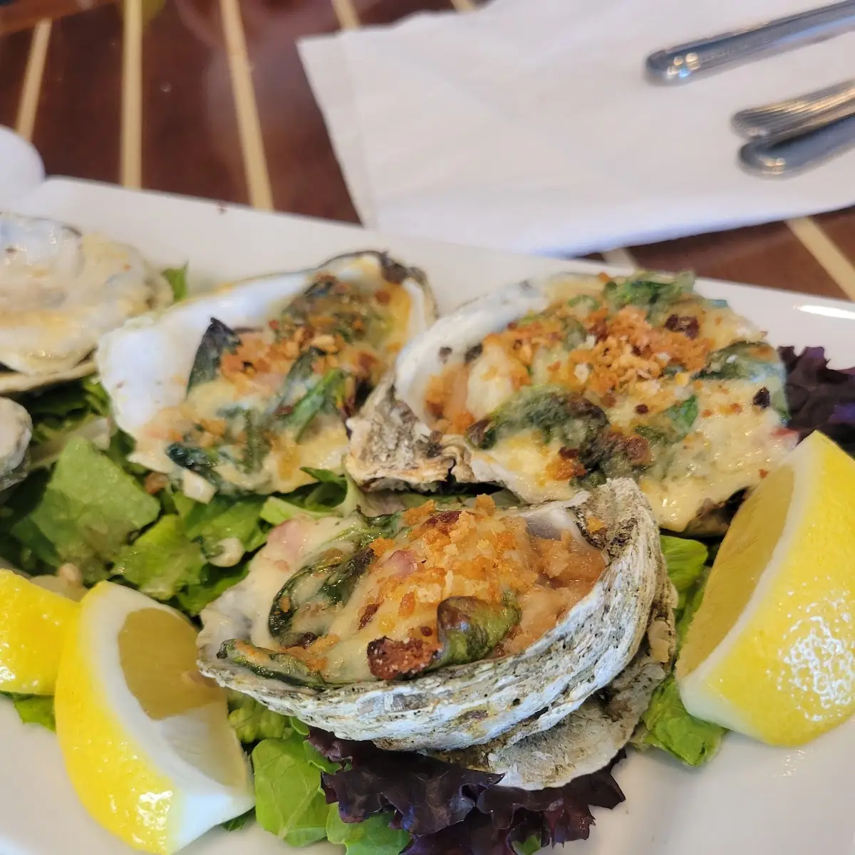 Crispy Creole Blue Point Oysters
