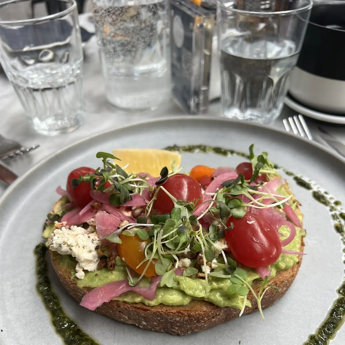 Smoked Salmon Lox Toast