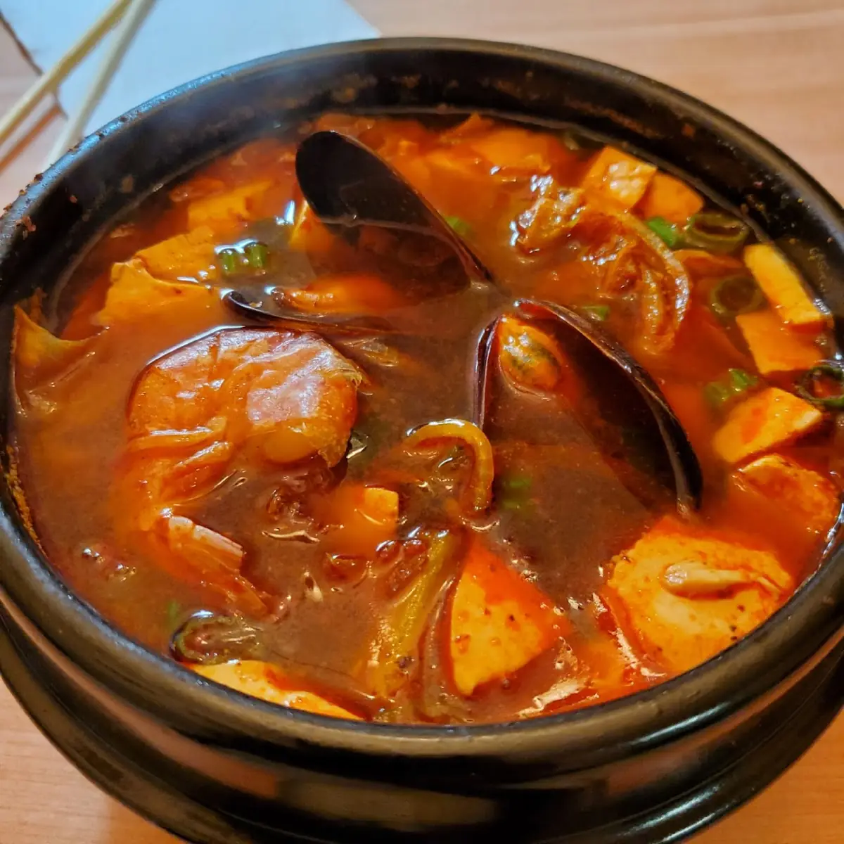 Seafood Tofu Soup