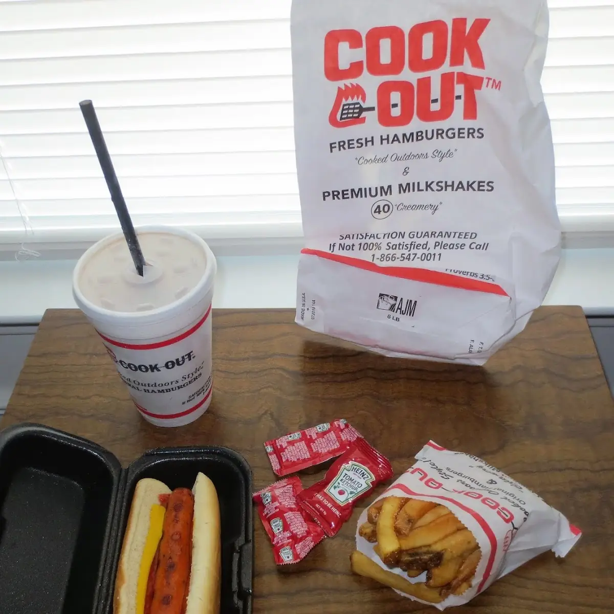 Cook Out Style Hot Dog