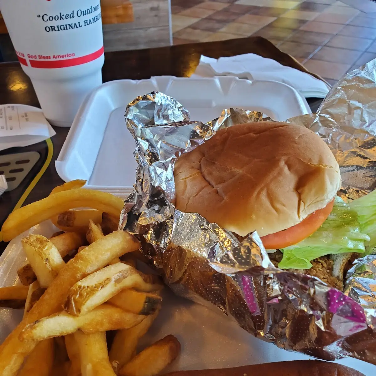 Spicey Chicken with Corn Dog and Fries