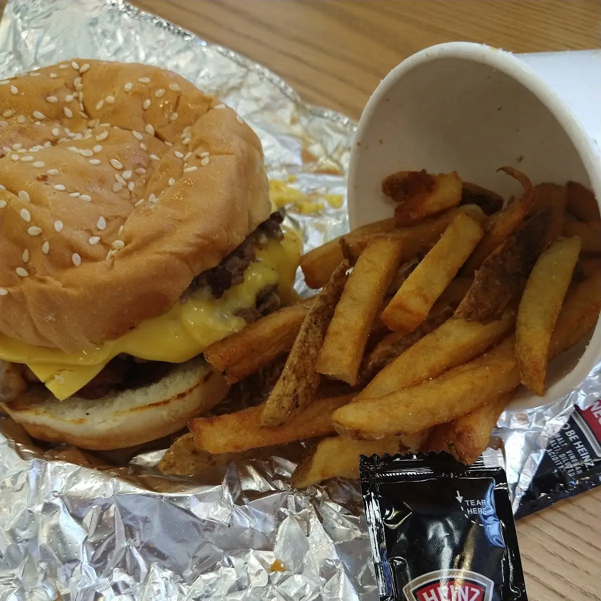 Double Cheeseburger Ask for the Cajun Spice
