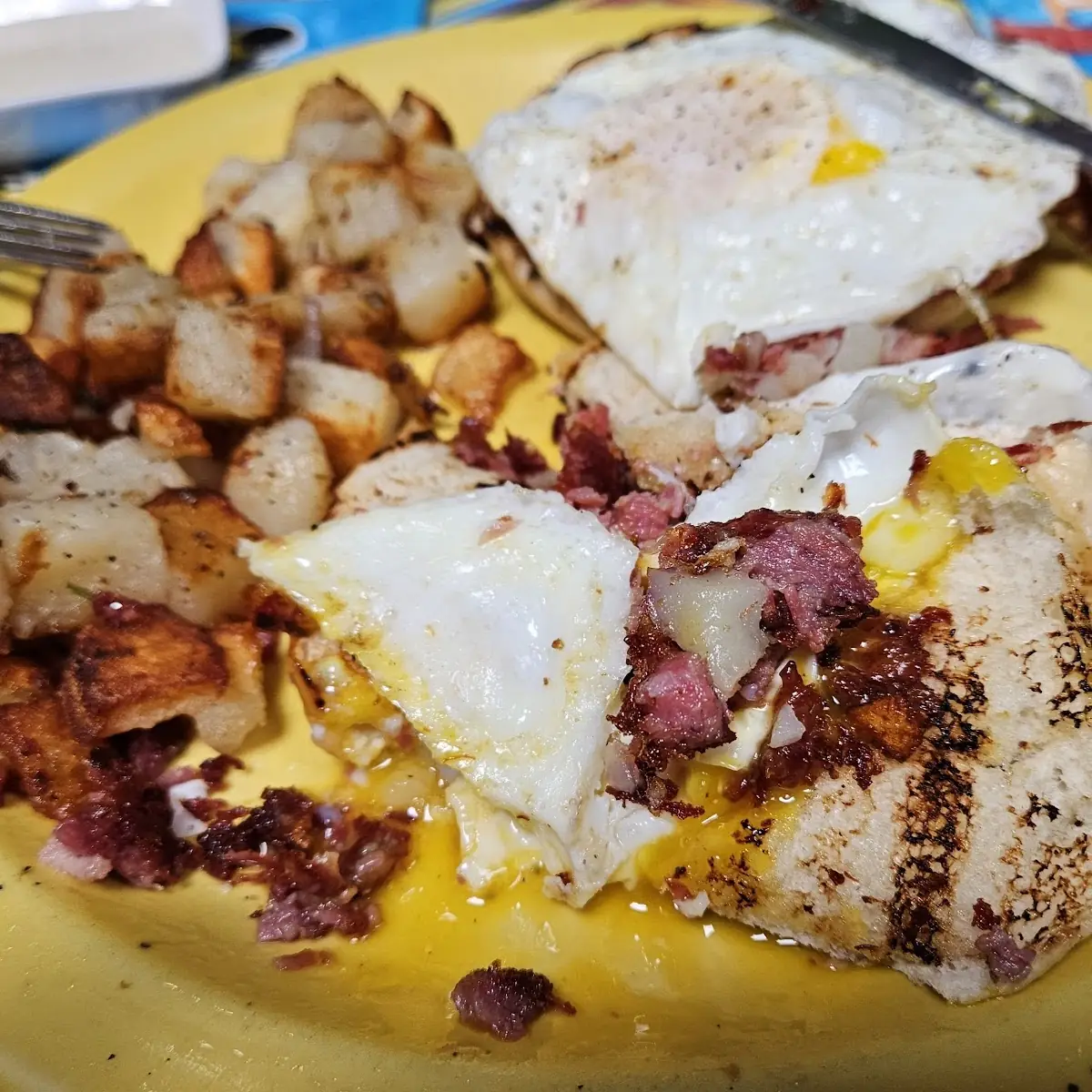 Corned Beef Hash and Eggs