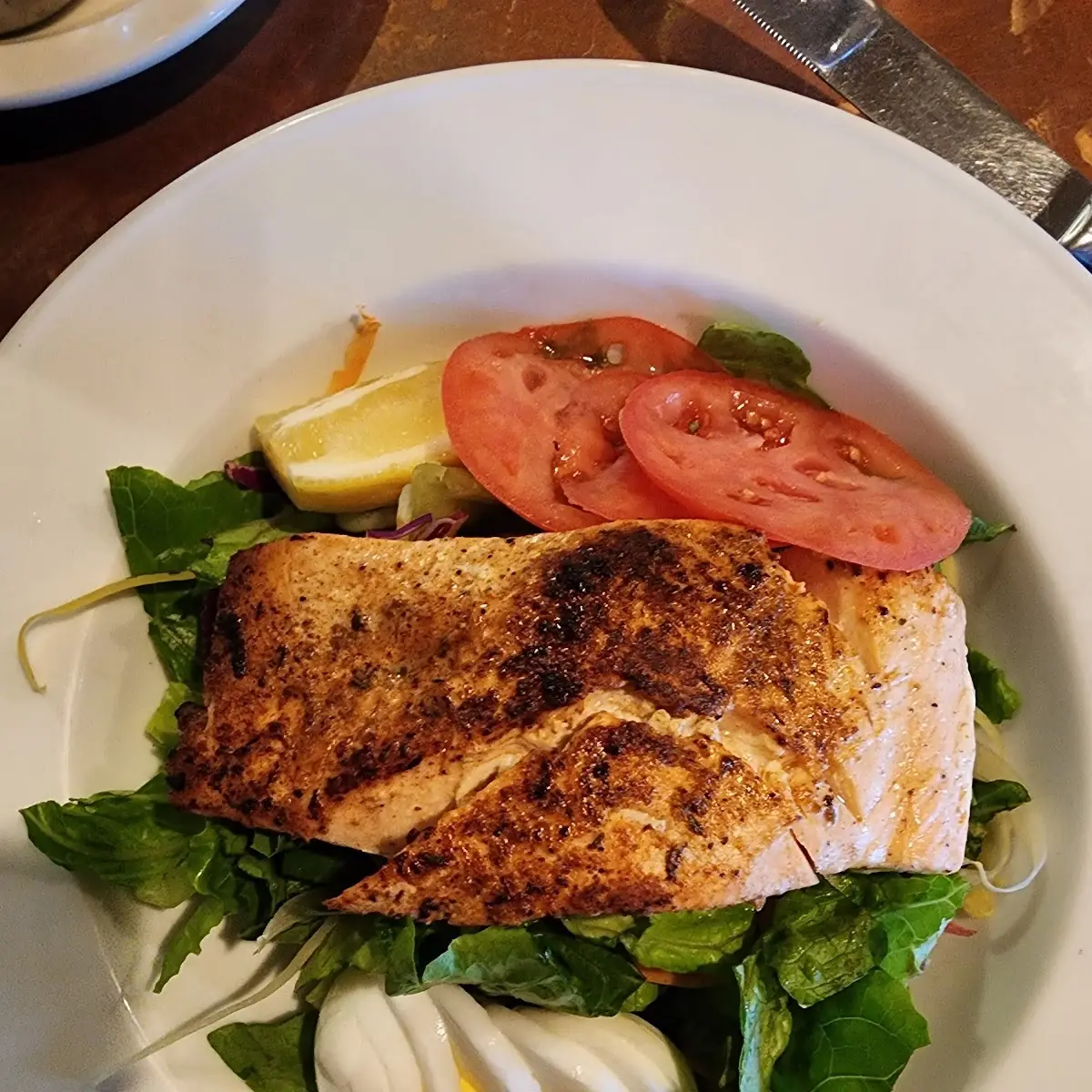 Blackened Salmon Salad