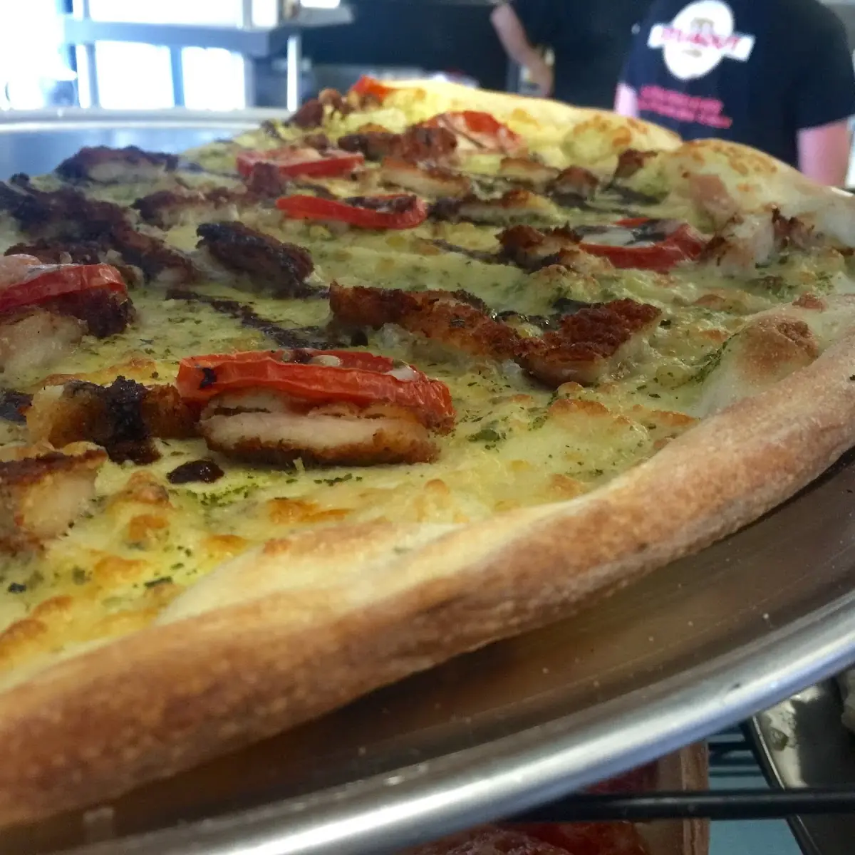 Chicken Caprese Pizza