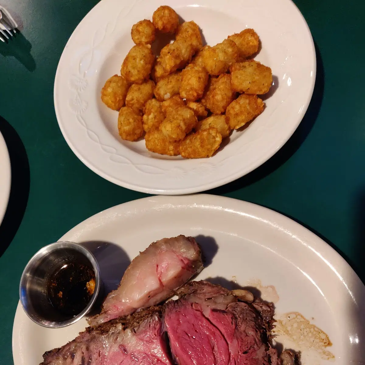 Prime Rib & Tater Tots