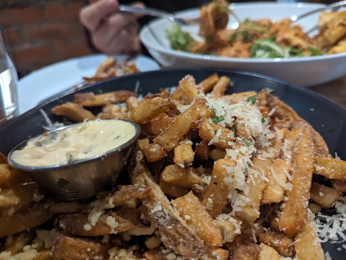 Garlic Parm Fries, Shy's Place Restaurant