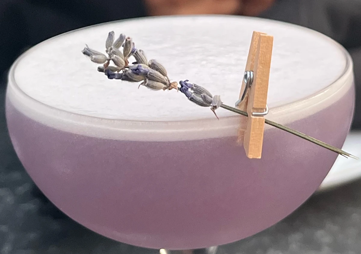 Lavender Sour, Shy's Place Restaurant
