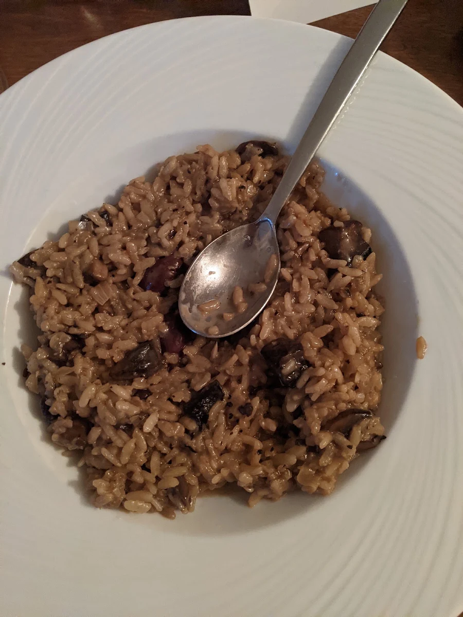 Mushroom Risotto, Shy's Place Restaurant