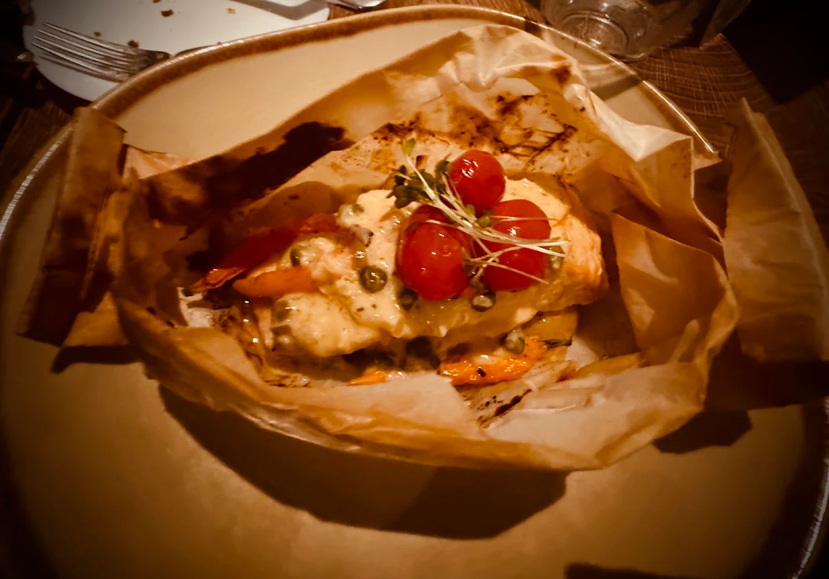 Salmon, Shy's Place Restaurant