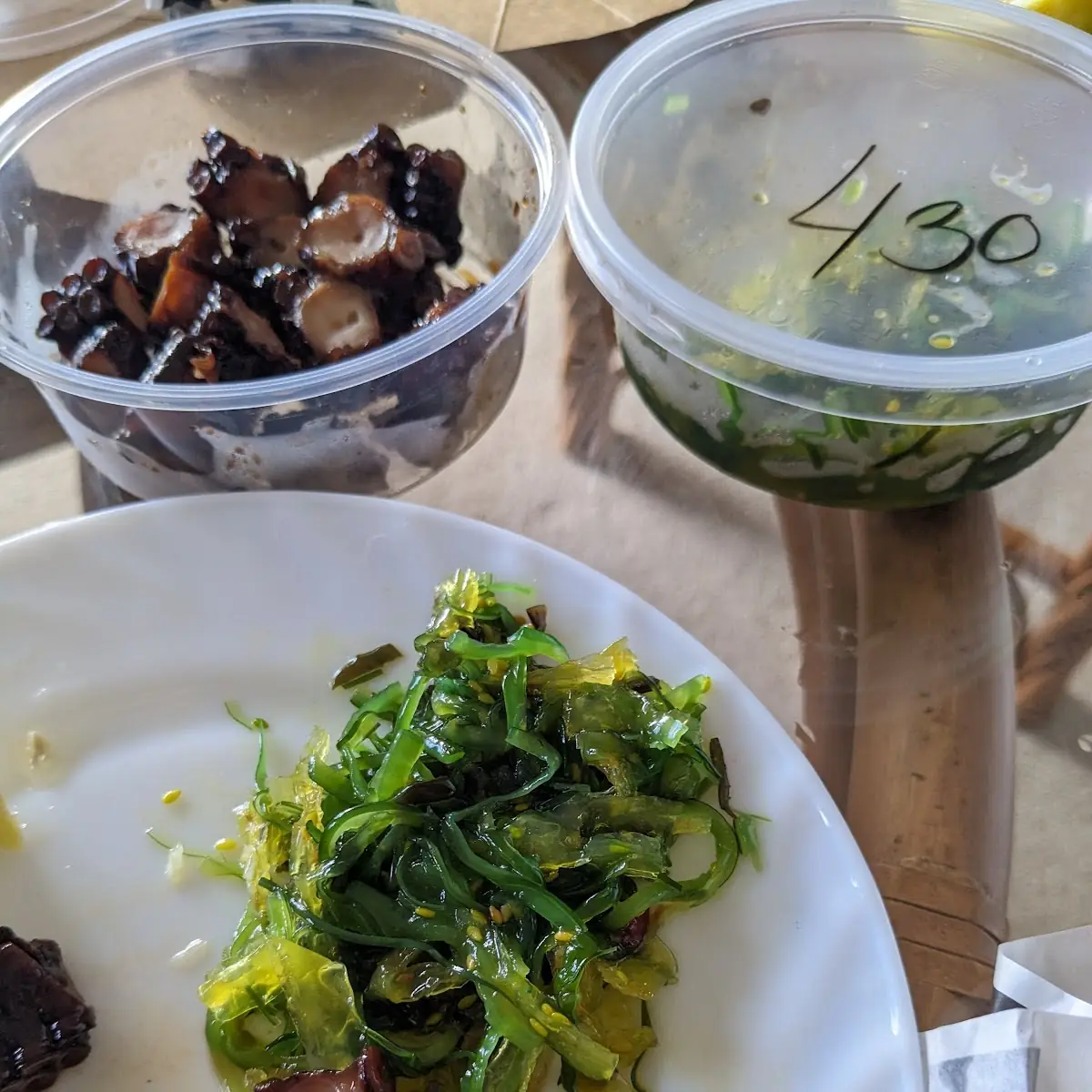 Octopus and Seaweed Salad