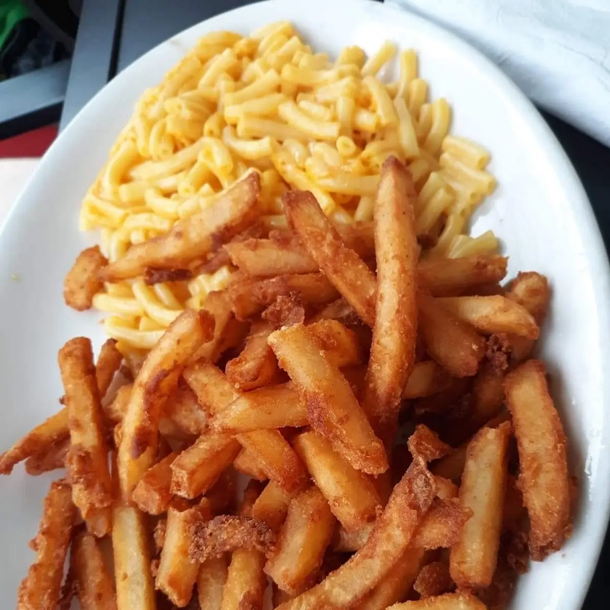 Mac and Cheese with Fries